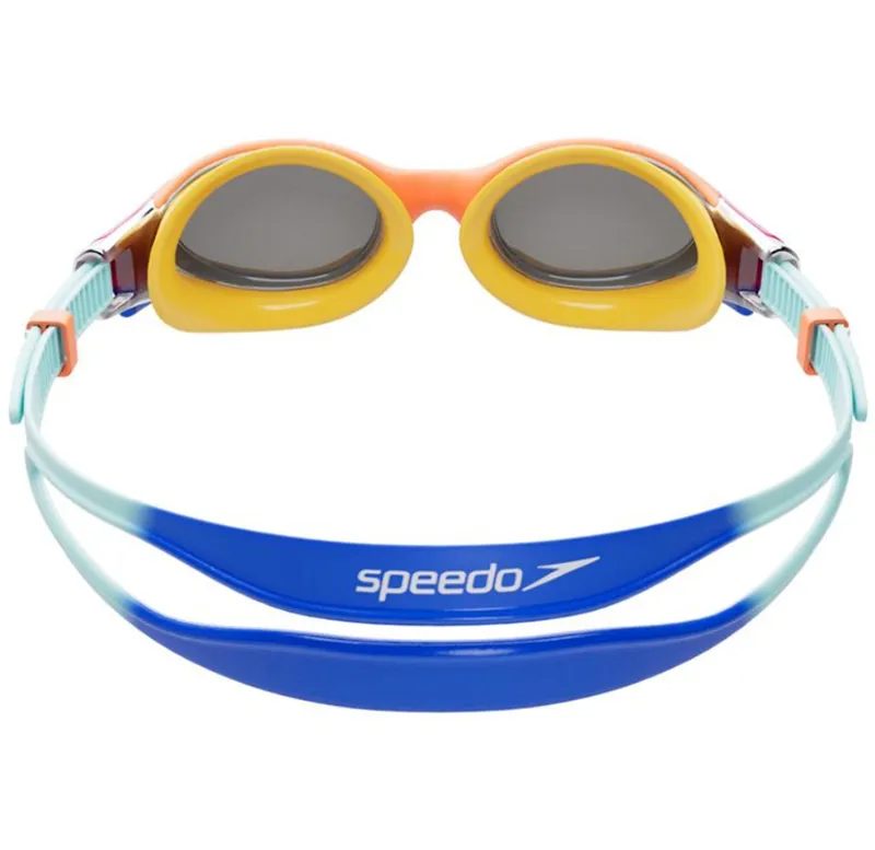 Speedo Biofuse 2.0 Mirror Junior Goggles Cobalt/Blue/Orange/Chrome-2